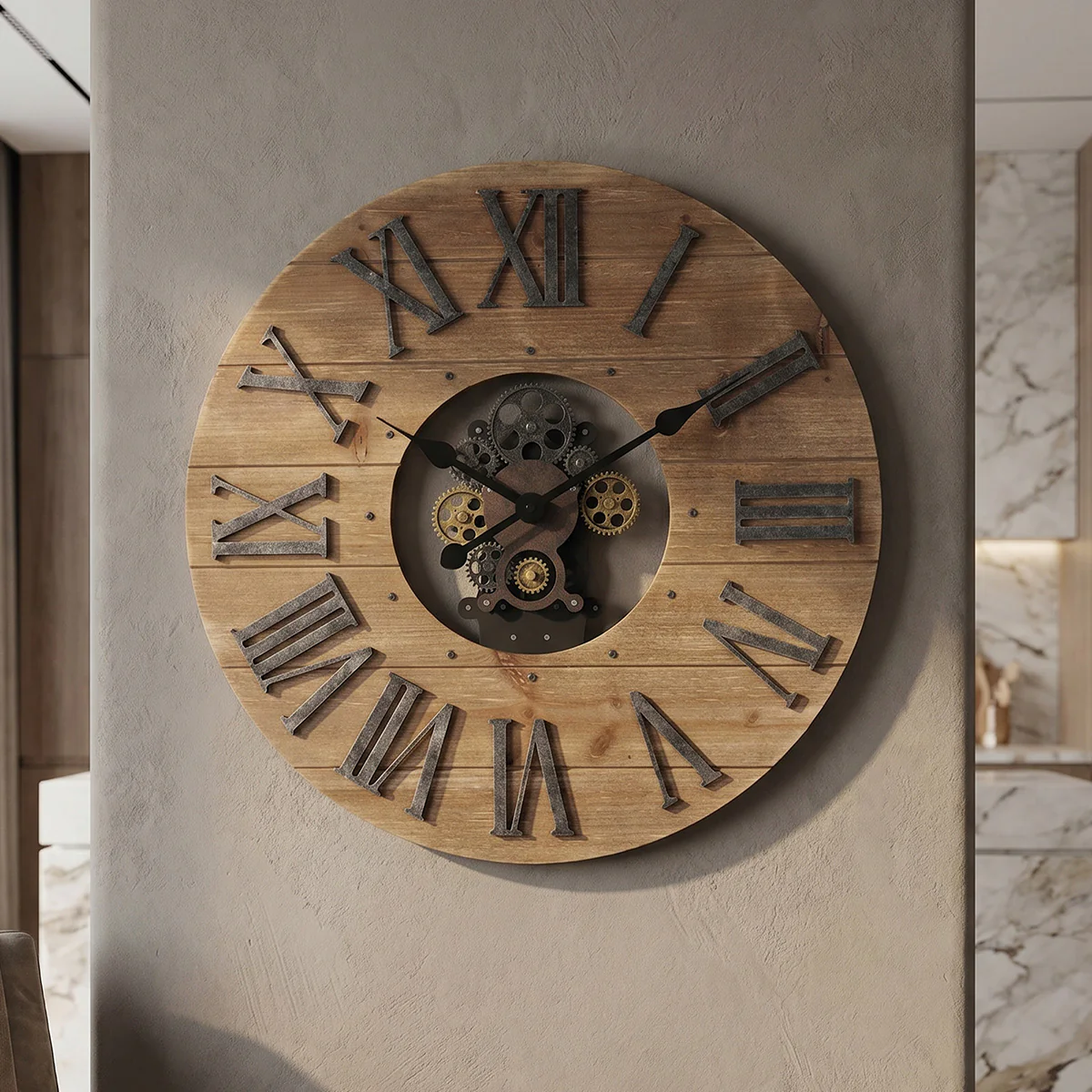 Forest Oversized Gallery Wall Clock